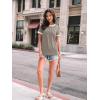 imageAUTOMET Womens Shirts Short Sleeve Tops Business Casual Tee Spring Summer Clothes Trendy Fashion Dressy Blouses Outfits 2025Coffeegrey