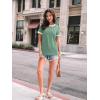 imageAUTOMET Womens Shirts Short Sleeve Tops Business Casual Tee Spring Summer Clothes Trendy Fashion Dressy Blouses Outfits 2025Green