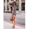 imageAUTOMET Womens Shirts Short Sleeve Tops Business Casual Tee Spring Summer Clothes Trendy Fashion Dressy Blouses Outfits 2025Greypurple
