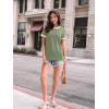 imageAUTOMET Womens Shirts Short Sleeve Tops Business Casual Tee Spring Summer Clothes Trendy Fashion Dressy Blouses Outfits 2025Sage
