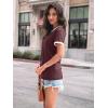 imageAUTOMET Womens Shirts Short Sleeve Tops Business Casual Tee Spring Summer Clothes Trendy Fashion Dressy Blouses Outfits 2025Winered