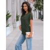 imageAUTOMET Womens Short Sleeve Shirts Dressy Lace Summer Tops 2025 Spring Trendy Casual TShirts Cute Work Outfits BlousesArmy Green