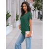 imageAUTOMET Womens Short Sleeve Shirts Dressy Lace Summer Tops 2025 Spring Trendy Casual TShirts Cute Work Outfits BlousesGreen