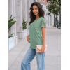 imageAUTOMET Womens Short Sleeve Shirts Dressy Lace Summer Tops 2025 Spring Trendy Casual TShirts Cute Work Outfits BlousesLight Green