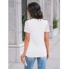 imageAUTOMET Womens Short Sleeve Shirts Dressy Lace Summer Tops 2025 Spring Trendy Casual TShirts Cute Work Outfits BlousesWhite