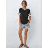 imageAUTOMET Womens Short Sleeve Shirts Summer Tops Spring Trendy Fashion Tees Casual Dressy Crewneck Clothes Basic Outfits 2025Black