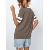 imageAUTOMET Womens Short Sleeve Shirts Summer Tops Spring Trendy Fashion Tees Casual Dressy Crewneck Clothes Basic Outfits 2025Coffeegrey