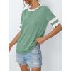 imageAUTOMET Womens Short Sleeve Shirts Summer Tops Spring Trendy Fashion Tees Casual Dressy Crewneck Clothes Basic Outfits 2025Green