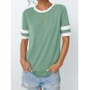imageAUTOMET Womens Short Sleeve Shirts Summer Tops Spring Trendy Fashion Tees Casual Dressy Crewneck Clothes Basic Outfits 2025Green