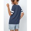 imageAUTOMET Womens Short Sleeve Shirts Summer Tops Spring Trendy Fashion Tees Casual Dressy Crewneck Clothes Basic Outfits 2025Navyblue