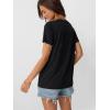 imageAUTOMET Womens Summer Tops Workout Shirts Beach Vacation Outfits Business Tshirts Dressy Fashion Spring Clothes 2025Black