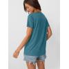 imageAUTOMET Womens Summer Tops Workout Shirts Beach Vacation Outfits Business Tshirts Dressy Fashion Spring Clothes 2025Bluegreen