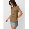 imageAUTOMET Womens Summer Tops Workout Shirts Beach Vacation Outfits Business Tshirts Dressy Fashion Spring Clothes 2025Coffee