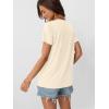 imageAUTOMET Womens Summer Tops Workout Shirts Beach Vacation Outfits Business Tshirts Dressy Fashion Spring Clothes 2025Cream
