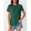 imageAUTOMET Womens Summer Tops Workout Shirts Beach Vacation Outfits Business Tshirts Dressy Fashion Spring Clothes 2025Green