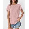 imageAUTOMET Womens Summer Tops Workout Shirts Beach Vacation Outfits Business Tshirts Dressy Fashion Spring Clothes 2025Pink