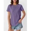 imageAUTOMET Womens Summer Tops Workout Shirts Beach Vacation Outfits Business Tshirts Dressy Fashion Spring Clothes 2025Purple