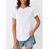 imageAUTOMET Womens Summer Tops Workout Shirts Beach Vacation Outfits Business Tshirts Dressy Fashion Spring Clothes 2025White