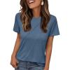 imageAUTOMET Womens Summer Tops Workout Shirts Beach Vacation Outfits Business Tshirts Dressy Fashion Spring Clothes 2025Navy
