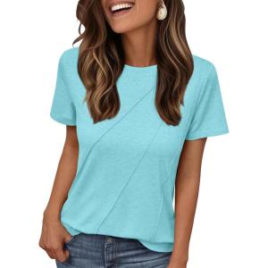 imageAUTOMET Womens Summer Tops Workout Shirts Beach Vacation Outfits Business Tshirts Dressy Fashion Spring Clothes 2025Auqa