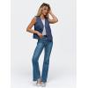 imageAUTOMET Jean Vest Tops for Women Denim Top Button Down Waistcoat 2025 Fall Sleeveless V Neck Top Outfits Y2k ClothesDark Blue