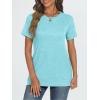 imageAUTOMET T Shirts Short Sleeve Crewneck Tees for Women Trendy Lightweight Soft Casual Summer Tops Clothes 2025Aqua