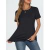 imageAUTOMET T Shirts Short Sleeve Crewneck Tees for Women Trendy Lightweight Soft Casual Summer Tops Clothes 2025Black