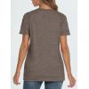 imageAUTOMET T Shirts Short Sleeve Crewneck Tees for Women Trendy Lightweight Soft Casual Summer Tops Clothes 2025Coffee Grey