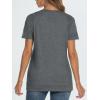imageAUTOMET T Shirts Short Sleeve Crewneck Tees for Women Trendy Lightweight Soft Casual Summer Tops Clothes 2025Gray