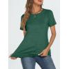 imageAUTOMET T Shirts Short Sleeve Crewneck Tees for Women Trendy Lightweight Soft Casual Summer Tops Clothes 2025Green