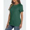 imageAUTOMET T Shirts Short Sleeve Crewneck Tees for Women Trendy Lightweight Soft Casual Summer Tops Clothes 2025Green