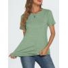 imageAUTOMET T Shirts Short Sleeve Crewneck Tees for Women Trendy Lightweight Soft Casual Summer Tops Clothes 2025Light Green