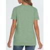 imageAUTOMET T Shirts Short Sleeve Crewneck Tees for Women Trendy Lightweight Soft Casual Summer Tops Clothes 2025Light Green