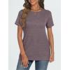 imageAUTOMET T Shirts Short Sleeve Crewneck Tees for Women Trendy Lightweight Soft Casual Summer Tops Clothes 2025Rose Taupe