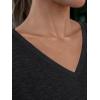 imageAUTOMET T Shirts for Women Short Sleeve Shirts V Neck Plus Size Summer Tops Casual Beach Vacation Outfits Clothes 2025Black