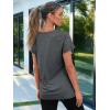 imageAUTOMET T Shirts for Women Short Sleeve Shirts V Neck Plus Size Summer Tops Casual Beach Vacation Outfits Clothes 2025Blackgrey