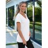 imageAUTOMET T Shirts for Women Short Sleeve Shirts V Neck Plus Size Summer Tops Casual Beach Vacation Outfits Clothes 2025White