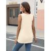 imageAUTOMET Tank Top Women Summer 2025 Casual Spring V Neck Sleeveless Tee Shirt Basic Trendy Beach Vacation Outfits ClothesCream