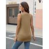 imageAUTOMET Tank Top Women Summer 2025 Casual Spring V Neck Sleeveless Tee Shirt Basic Trendy Beach Vacation Outfits ClothesKhaki
