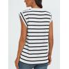 imageAUTOMET Womens Sleeveless Summer Tank Tops Casual Trendy T Shirts Basic Trendy Cap Sleeve Oversized TeeWhiteblack