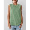 imageAUTOMET Womens Summer Tank Tops Spring Sleeveless T Shirts Business Casual Dressy Clothes Fashion Trendy Outfits 2025Lightgreen