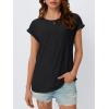 imageAUTOMET Womens Tops Short Sleeve TShirts Eyelet Embroidery Blouse Dressy Causal Spring Summer Fashion 2025 Trendy ClothesBlack