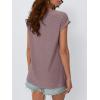 imageAUTOMET Womens Tops Short Sleeve TShirts Eyelet Embroidery Blouse Dressy Causal Spring Summer Fashion 2025 Trendy ClothesDarkpink