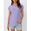 imageAUTOMET Womens Tops Short Sleeve TShirts Eyelet Embroidery Blouse Dressy Causal Spring Summer Fashion 2025 Trendy ClothesPurple
