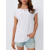 imageAUTOMET Womens Tops Short Sleeve TShirts Eyelet Embroidery Blouse Dressy Causal Spring Summer Fashion 2025 Trendy ClothesWhite