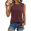 imageAUTOMET Womens Summer Tank Tops Spring Sleeveless T Shirts Business Casual Dressy Clothes Fashion Trendy Outfits 2025Winered