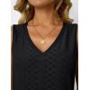 imageAUTOMET Women Summer Tank Top Eyelet Embroidery 2025 Vacation Sleeveless V Neck Loose Fit Shirt Spring Fashion Casual ClothesBlack