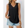 imageAUTOMET Women Summer Tank Top Eyelet Embroidery 2025 Vacation Sleeveless V Neck Loose Fit Shirt Spring Fashion Casual ClothesBlack