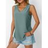 imageAUTOMET Women Summer Tank Top Eyelet Embroidery 2025 Vacation Sleeveless V Neck Loose Fit Shirt Spring Fashion Casual ClothesGreen