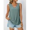 imageAUTOMET Women Summer Tank Top Eyelet Embroidery 2025 Vacation Sleeveless V Neck Loose Fit Shirt Spring Fashion Casual ClothesGreen
